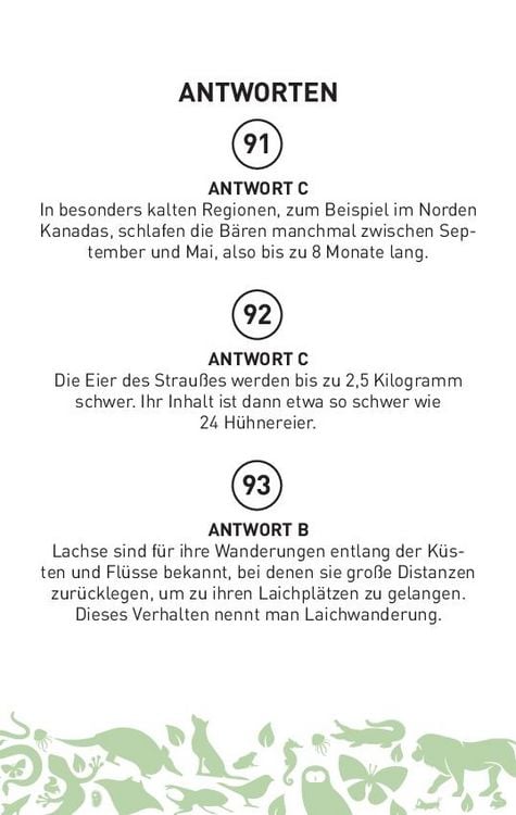 Produktbild: Das gro&szlig;e Tier-Quiz I ab 10 Jahren