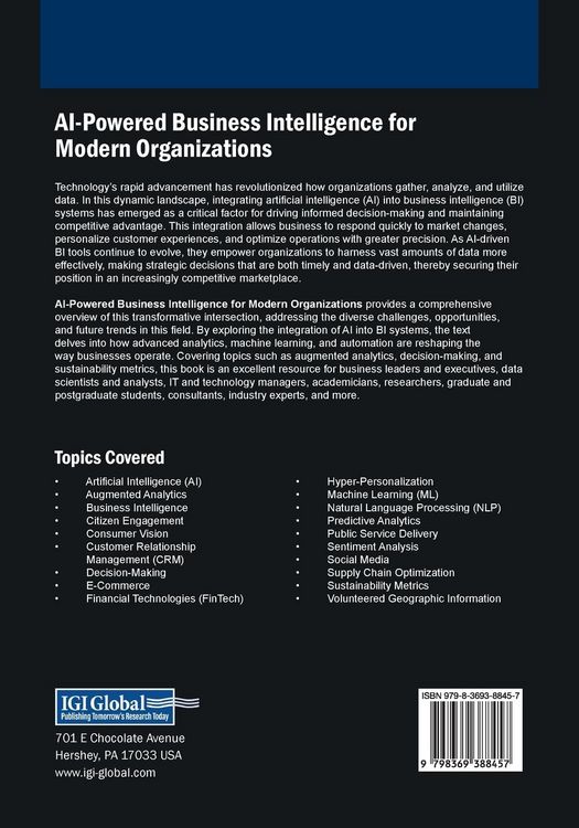 Produktbild: AI-Powered Business Intelligence for Modern Organizations