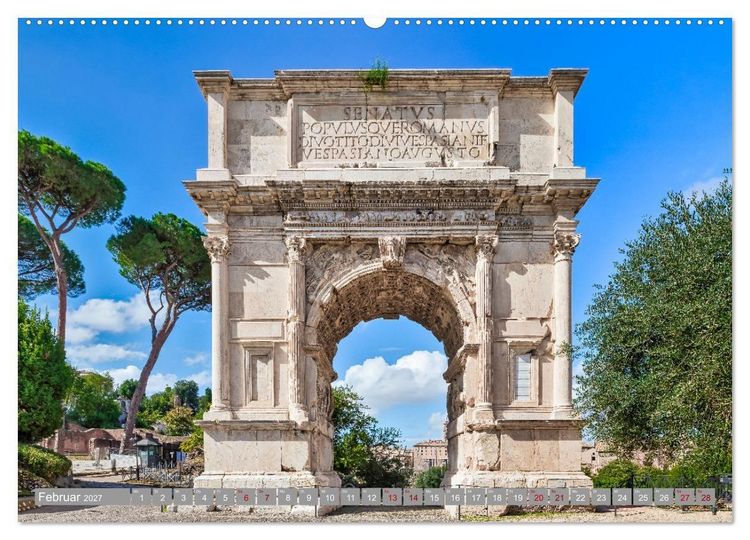 Produktbild: Rom - Ewige Stadt am Tiber (Wandkalender 2027 DIN A2 quer), CALVENDO Monatskalender