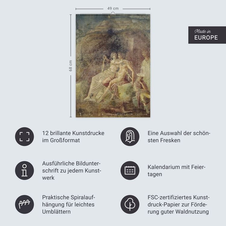 Produktbild: R&ouml;mische Fresken Kalender 2027