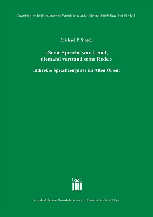Produktbild: &sbquo;Seine Sprache war fremd, niemand verstand seine Rede.&lsquo;