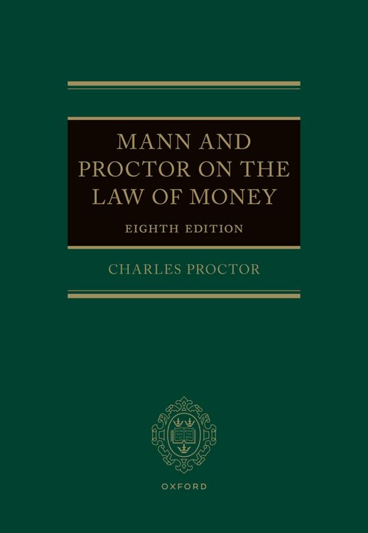 Produktbild: Mann and Proctor on the Law of Money