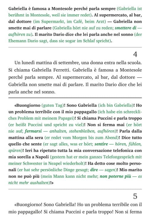 Produktbild: La scuola dei pappagalli - Italienisch lernen mit lustigen Kurzgeschichten A1-A2 (+ Audio-Online)
