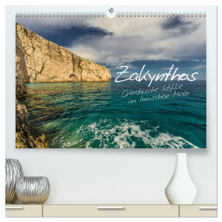 Produktbild: Zakynthos - Griechische Idylle im Ionischen Meer (hochwertiger Premium Wandkalender 2027 DIN A2 quer), Kunstdruck in Hochglanz