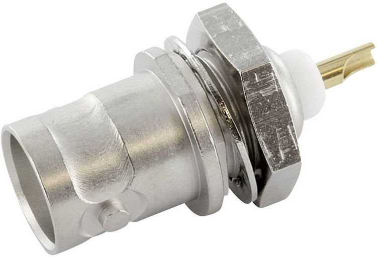 Produktbild: Teleg&auml;rtner 100023404 100023404 BNC-Steckverbinder Buchse, Einbau vertikal 50Ω 1St.