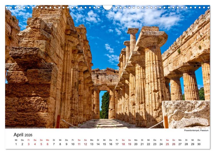 Produktbild: Highlights am Golf von Neapel (Wandkalender 2026 DIN A3 quer), CALVENDO Monatskalender