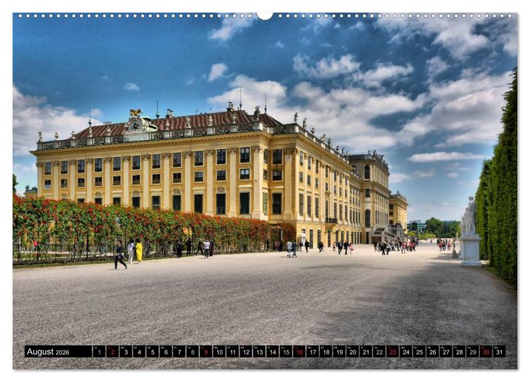 Produktbild: Wien - &Ouml;sterreichs charmante Hauptstadt (Wandkalender 2026 DIN A2 quer), CALVENDO Monatskalender