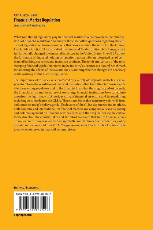 Produktbild: Financial Market Regulation