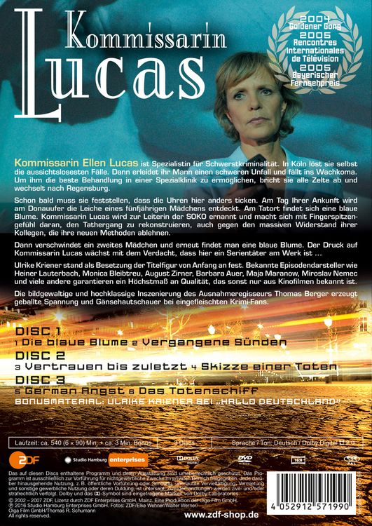 Produktbild: Kommissarin Lucas - Folge 01-06 [3 DVDs]