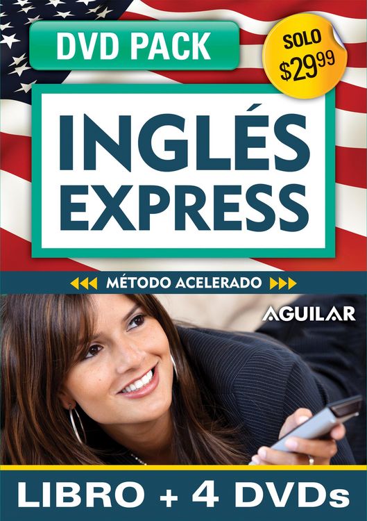 Produktbild: Ingl&eacute;s Express (Libro + 4 DVD's)