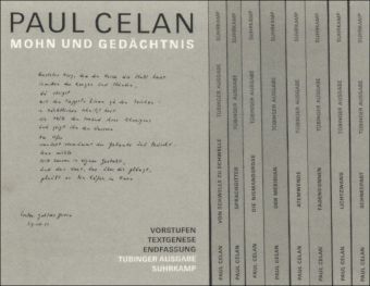 Produktbild: Celan, P: Werke. T&uuml;binger Ausgabe