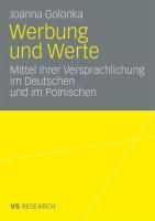 Produktbild: Werbung und Werte
