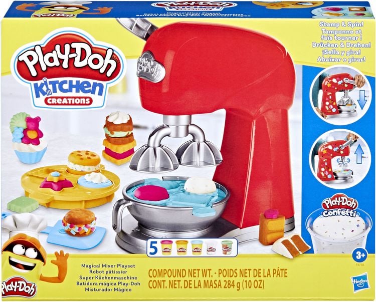 Produktbild: Hasbro F47185L0 - Play-Doh Kitchen Creations, Super K&uuml;chenmaschine mit Zubeh&ouml;r, Knetset