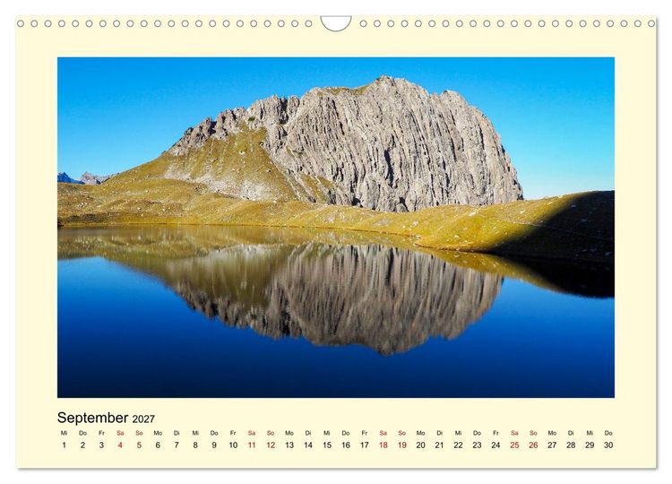 Produktbild: Lechtaler Alpen (Wandkalender 2027 DIN A3 quer), CALVENDO Monatskalender