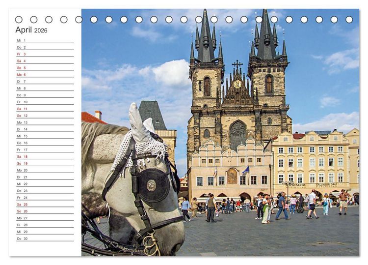 Produktbild: Zw&ouml;lf mal Europa (Tischkalender 2026 DIN A5 quer), CALVENDO Monatskalender