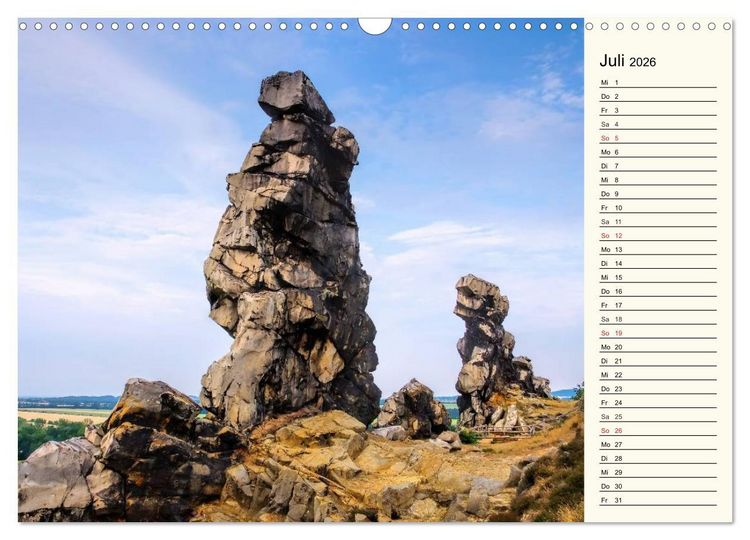 Produktbild: Der Harz - Sch&ouml;nstes Mittelgebirge Deutschlands (Wandkalender 2026 DIN A3 quer), CALVENDO Monatskalender