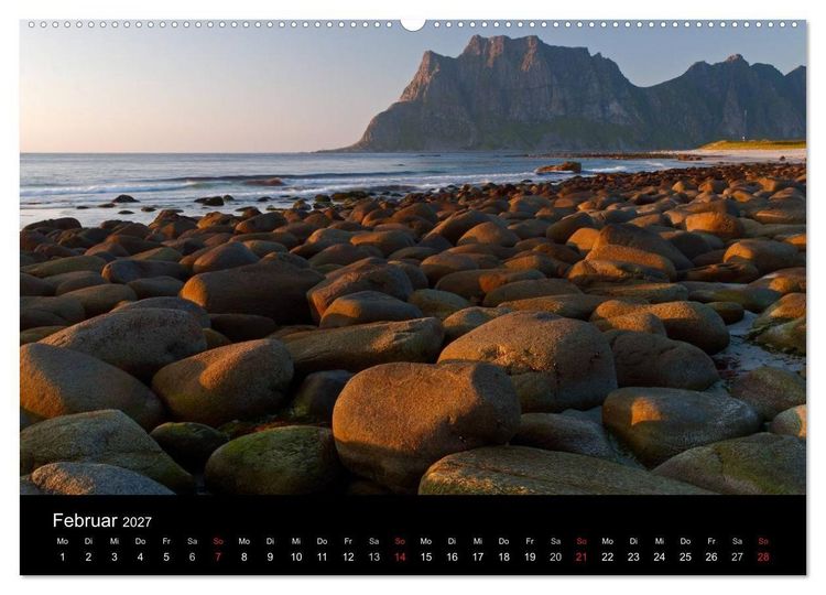 Produktbild: Norwegen (hochwertiger Premium Wandkalender 2027 DIN A2 quer), Kunstdruck in Hochglanz
