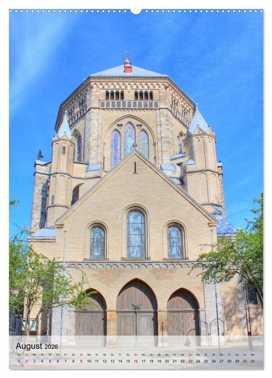 Produktbild: Kirchen in K&ouml;ln - Highlights und Geheimtipps (hochwertiger Premium Wandkalender 2026 DIN A2 hoch), Kunstdruck in Hochglanz