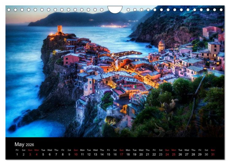 Produktbild: Magical Tuscany and Liguria (Wall Calendar 2026 DIN A4 landscape), CALVENDO 12 Month Wall Calendar