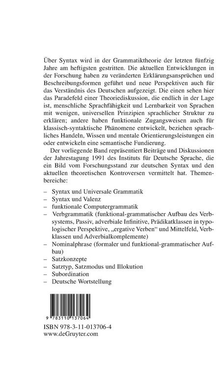 Produktbild: Deutsche Syntax
