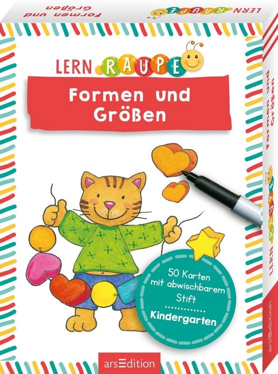 Produktbild: Lernraupe &ndash; Formen und Gr&ouml;&szlig;en