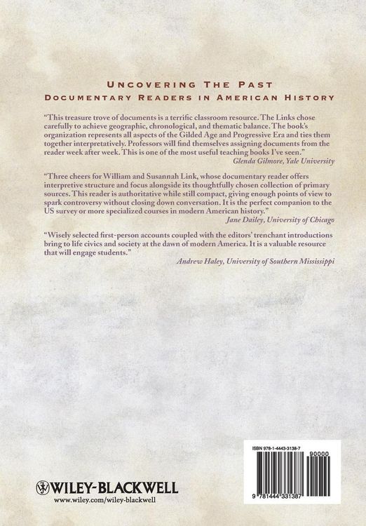 Produktbild: The Gilded Age and Progressive Era