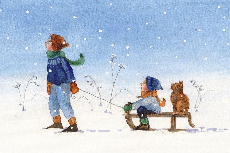 Produktbild: Postkartenbuch &raquo;Ein buntes Jahr&laquo;