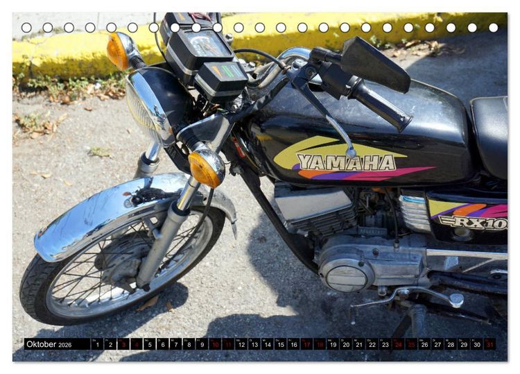 Produktbild: YAMAHA - Motorrad-Legenden (Tischkalender 2026 DIN A5 quer), CALVENDO Monatskalender