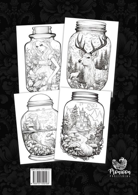Produktbild: Mini Wunderland Malbuch f&uuml;r Erwachsene Graustufen