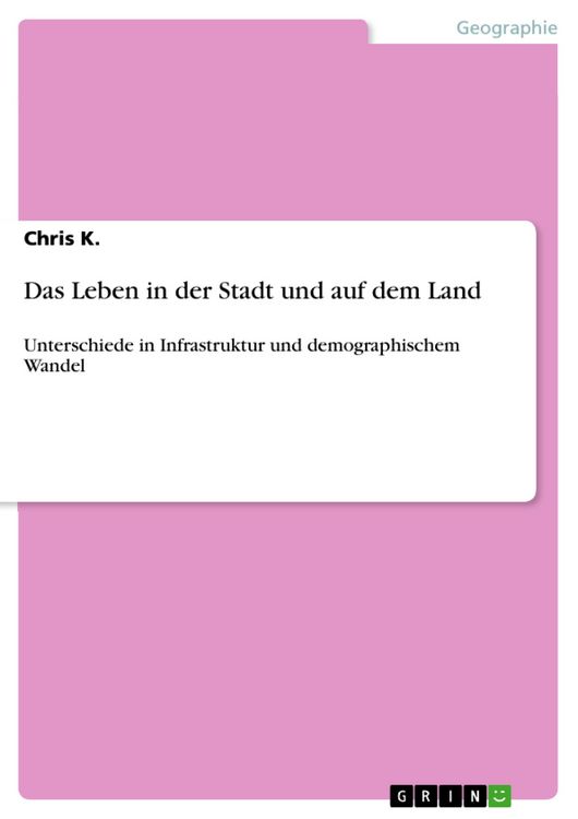 Produktbild: Das Leben in der Stadt und auf dem Land