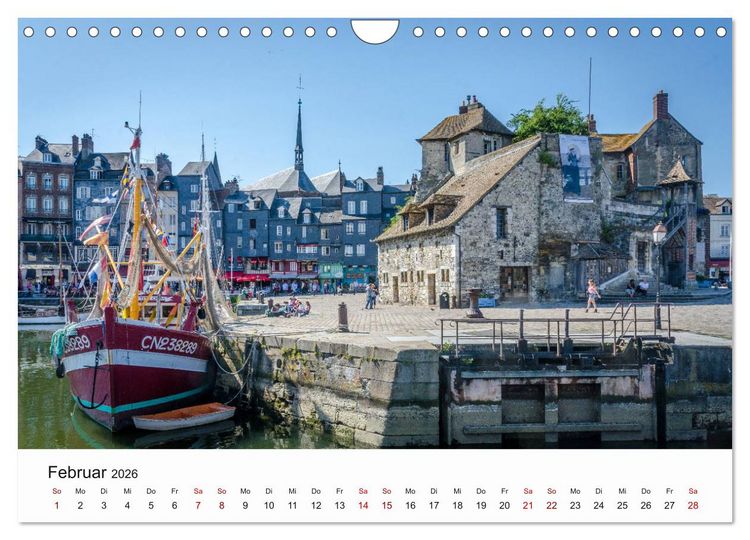 Produktbild: Unterwegs in der Normandie (Wandkalender 2026 DIN A4 quer), CALVENDO Monatskalender