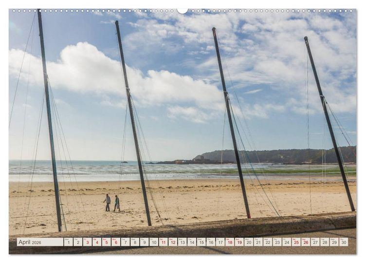 Produktbild: JERSEY THE CHANNEL ISLAND (Wall Calendar 2026 DIN A2 landscape), CALVENDO 12 Month Wall Calendar