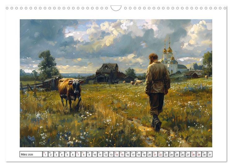 Produktbild: Reise mit der ostslawischen Seele (Wandkalender 2026 DIN A3 quer), CALVENDO Monatskalender