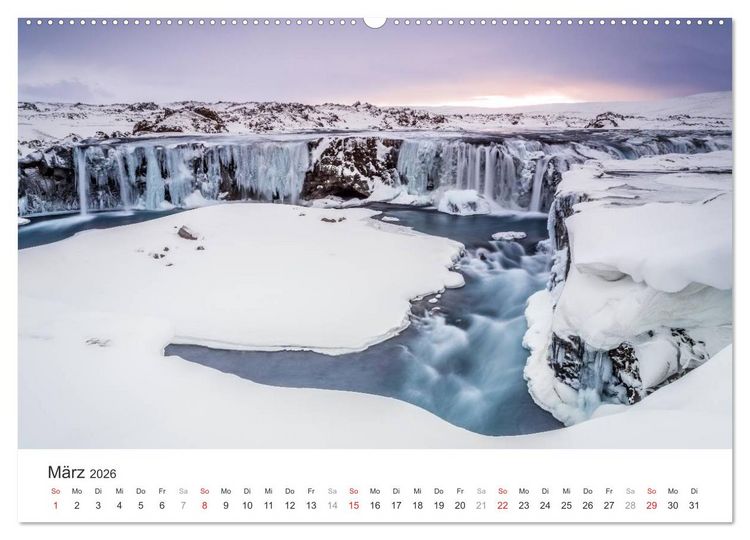 Produktbild: Wasserf&auml;lle Europas (hochwertiger Premium Wandkalender 2026 DIN A2 quer), Kunstdruck in Hochglanz