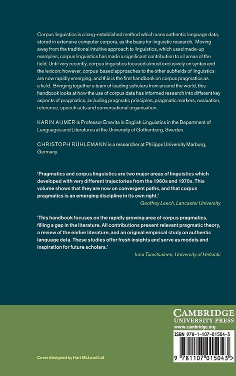 Produktbild: Corpus Pragmatics