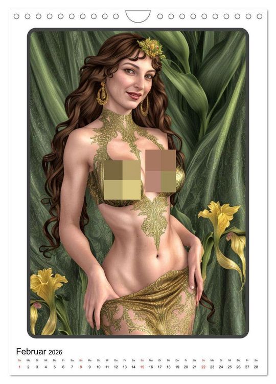 Produktbild: Modefantasien (Wandkalender 2026 DIN A4 hoch), CALVENDO Monatskalender