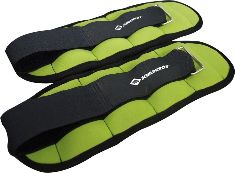 Produktbild: GEWICHTSMANSCHETTE, 2x 0,5kg, (green) im Carrybag,