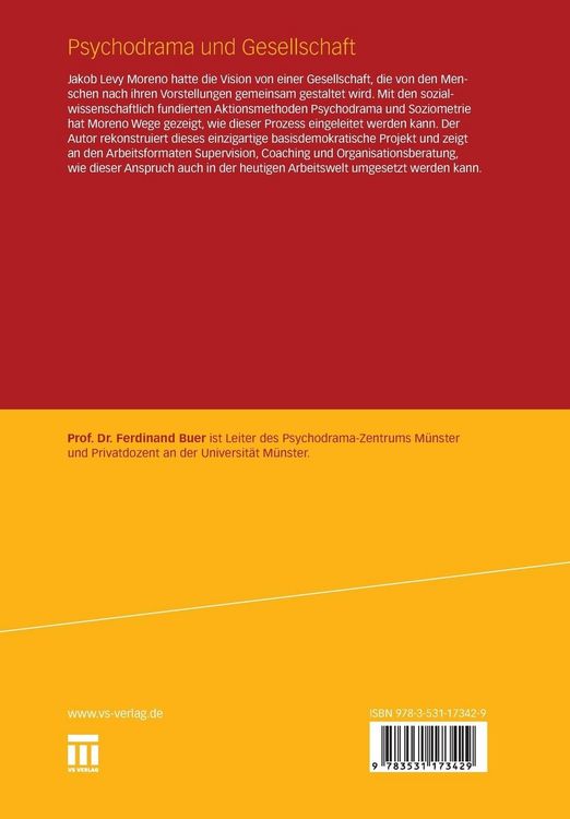 Produktbild: Psychodrama und Gesellschaft