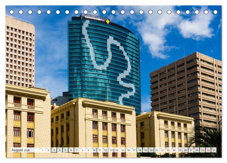 Produktbild: Brisbane Stadtansichten (Tischkalender 2026 DIN A5 quer), CALVENDO Monatskalender