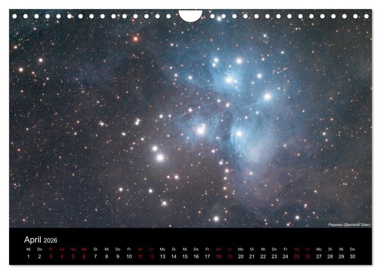 Produktbild: Deep Sky Fotografie (Wandkalender 2026 DIN A4 quer), CALVENDO Monatskalender