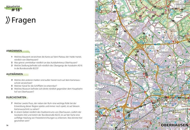 Produktbild: Landkarten-R&auml;tselreise Deutschland