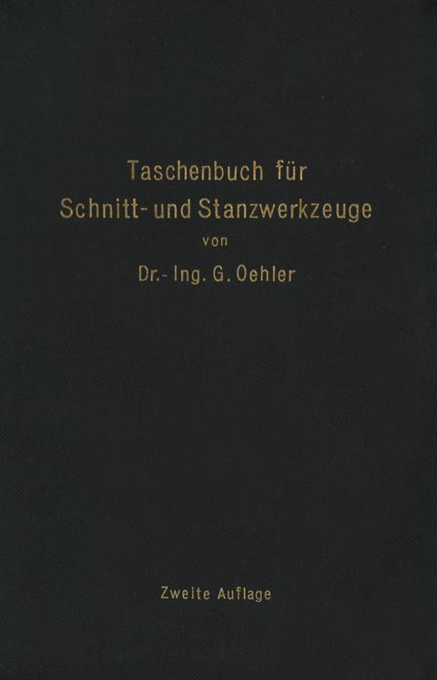 Produktbild: Taschenbuch f&uuml;r Schnitt- und Stanzwerkzeuge