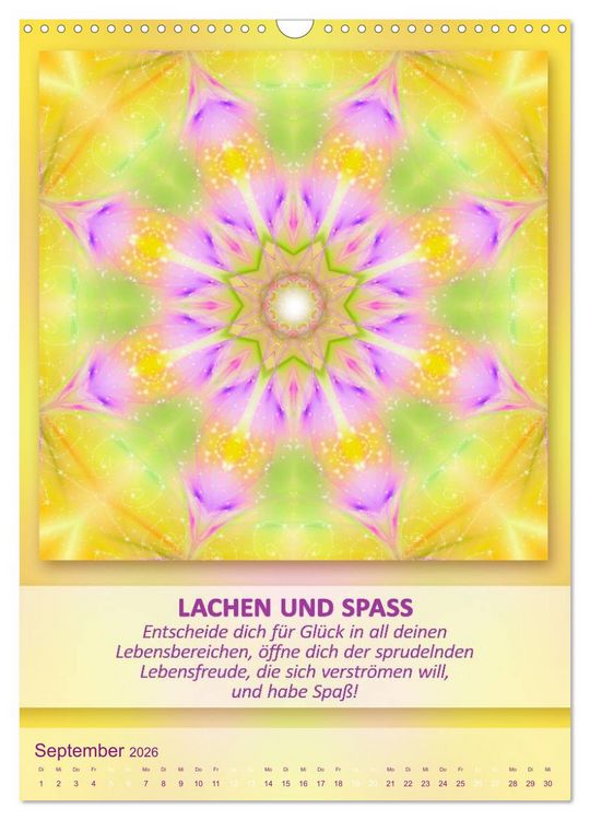 Produktbild: Light Energy Mandalas - Kalender - Vol. 2 (Wandkalender 2026 DIN A3 hoch), CALVENDO Monatskalender