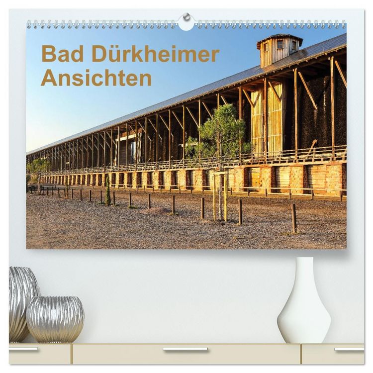 Produktbild: Bad D&uuml;rkheimer Ansichten (hochwertiger Premium Wandkalender 2026 DIN A2 quer), Kunstdruck in Hochglanz