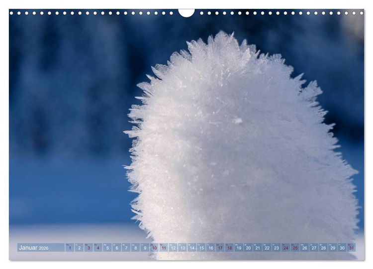 Produktbild: Schneeliebe (Wandkalender 2026 DIN A3 quer), CALVENDO Monatskalender
