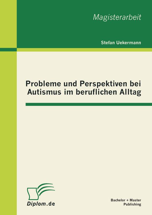 Produktbild: Probleme und Perspektiven bei Autismus im beruflichen Alltag