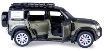 Produktbild: Land Rover Defender 110 Diecast 1:32 gr&uuml;n inkl. Knopfzellen
