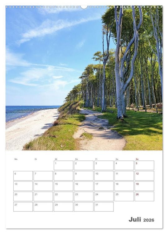 Produktbild: Mein Warnem&uuml;nde - Das moderne Ostseebad im Norden von Rostock (Wandkalender 2026 DIN A2 hoch), CALVENDO Monatskalender
