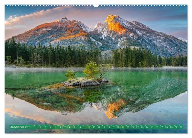 Produktbild: Alpenseen - Berge im Spiegel (Wandkalender 2027 DIN A2 quer), CALVENDO Monatskalender