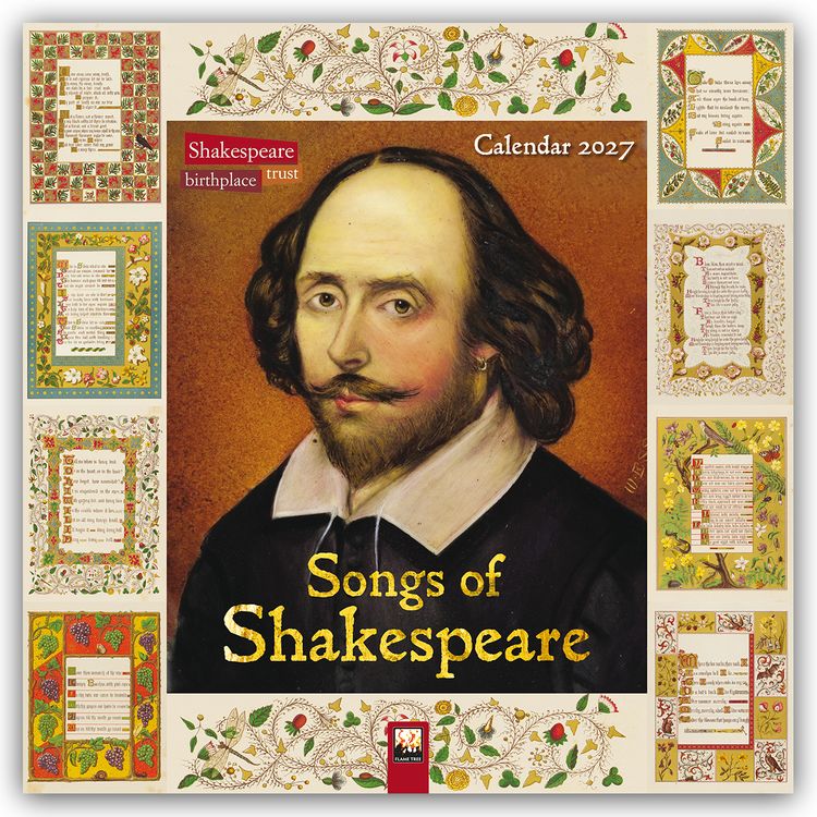 Produktbild: Songs of Shakespeare &ndash; Shakespeare Lieder 2027 &ndash; Original Flame Tree Publishing-Kalender [Kalender]